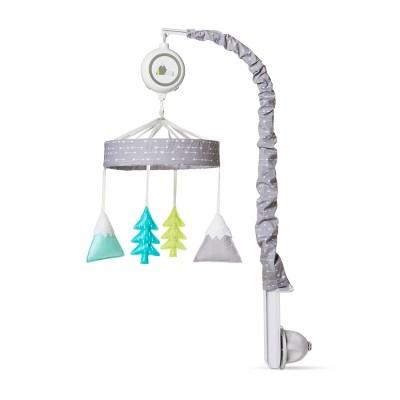 Crib Mobile Adventure Awaits - Cloud Island™ Gray