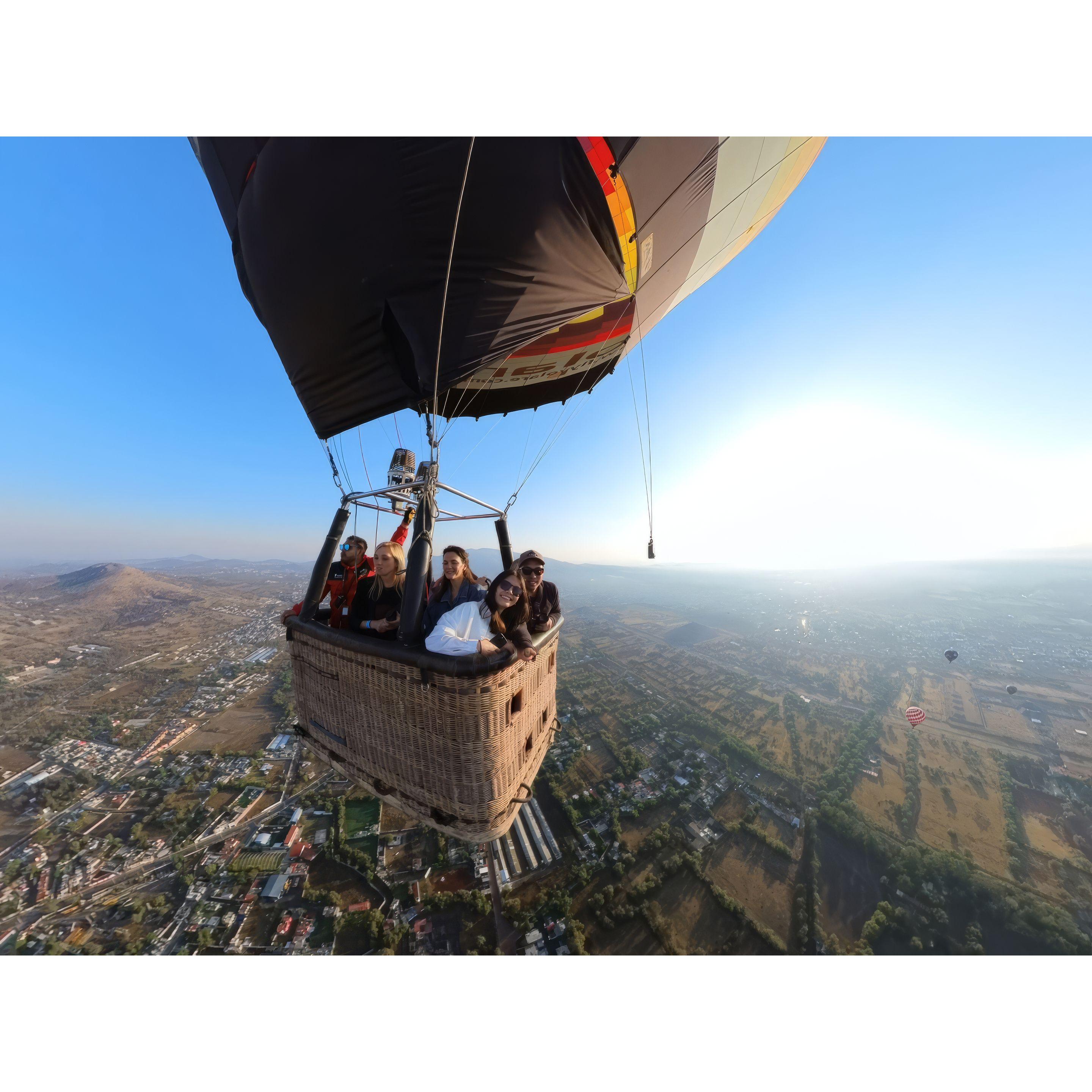 Mar 2023 - Floating over pyramids in Mexico