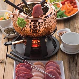 Swissmar F66915 11-Piece Biel  Meat Fondue Set, Copper