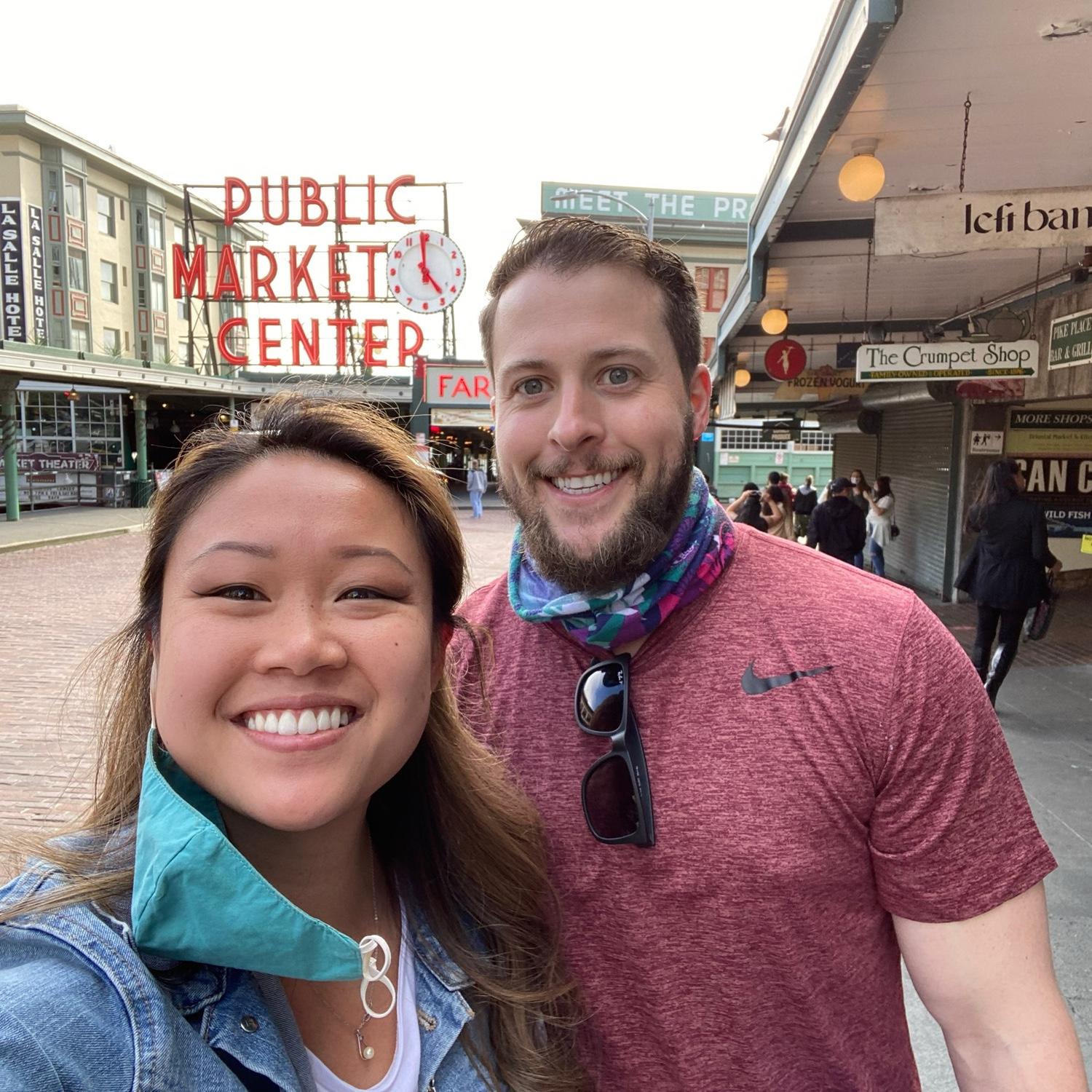 Our first official date in Seattle in 2021!