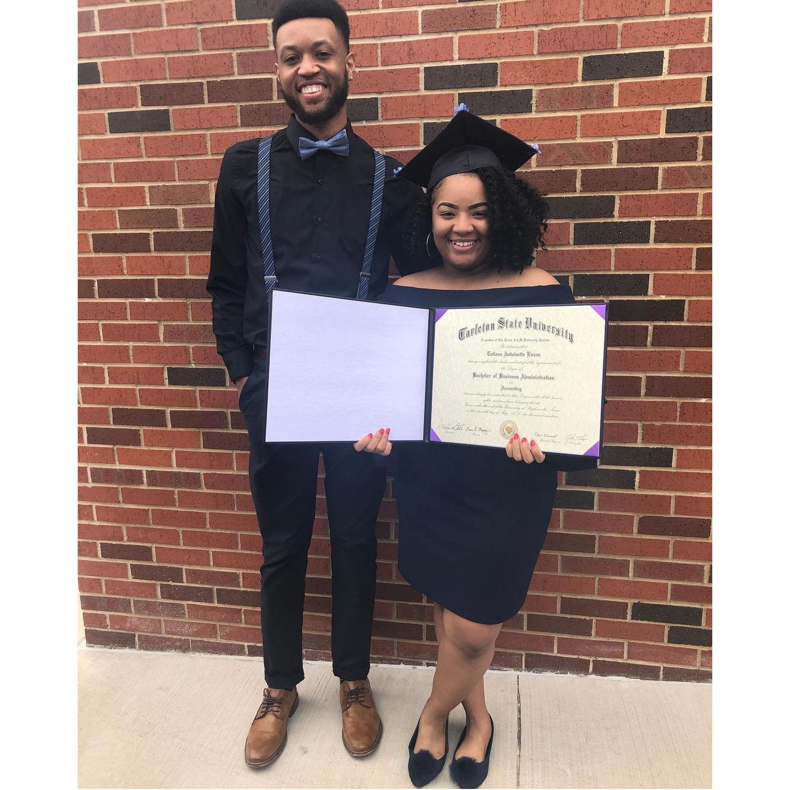 Tatiana's college graduation