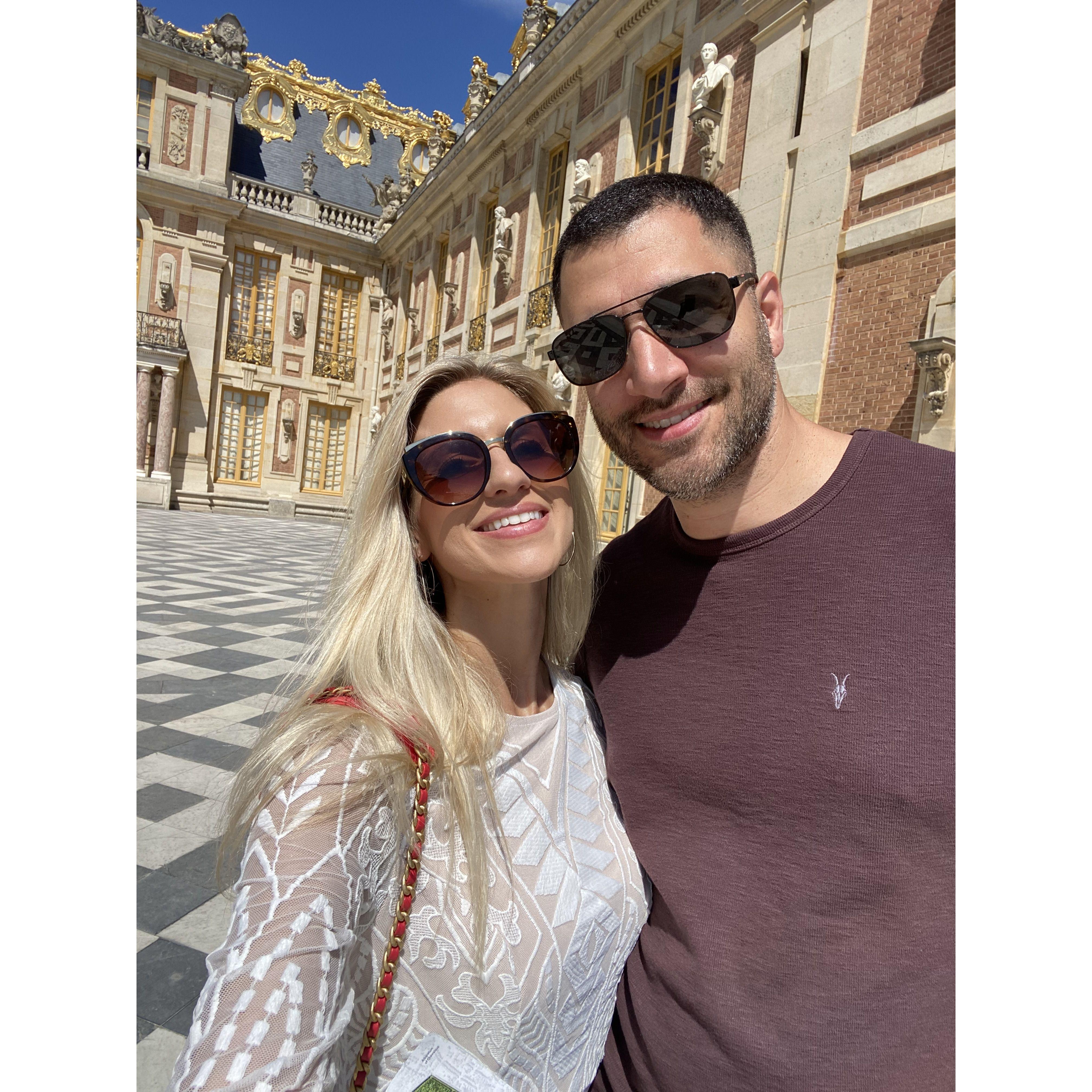 Exploring beautiful Versailles!