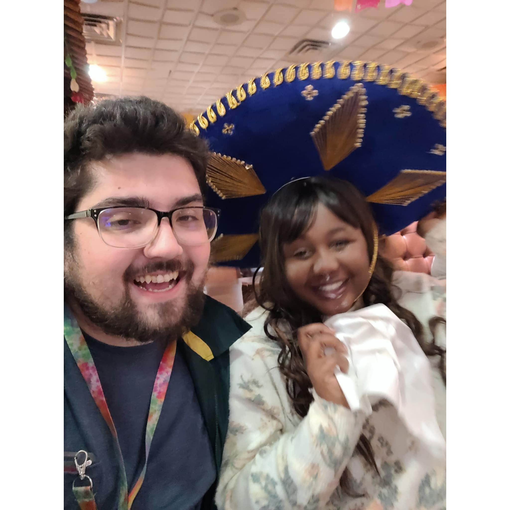 From my birthday when they smashed whip cream in my face!