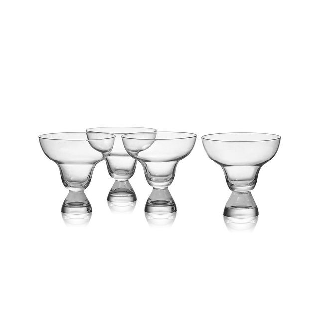 Mikasa Craft 12.5 Ounce Stemless Margarita Glass 4-Piece Set