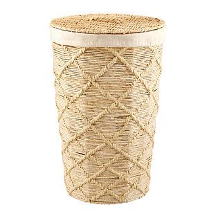 Round Trellis Maize Hamper