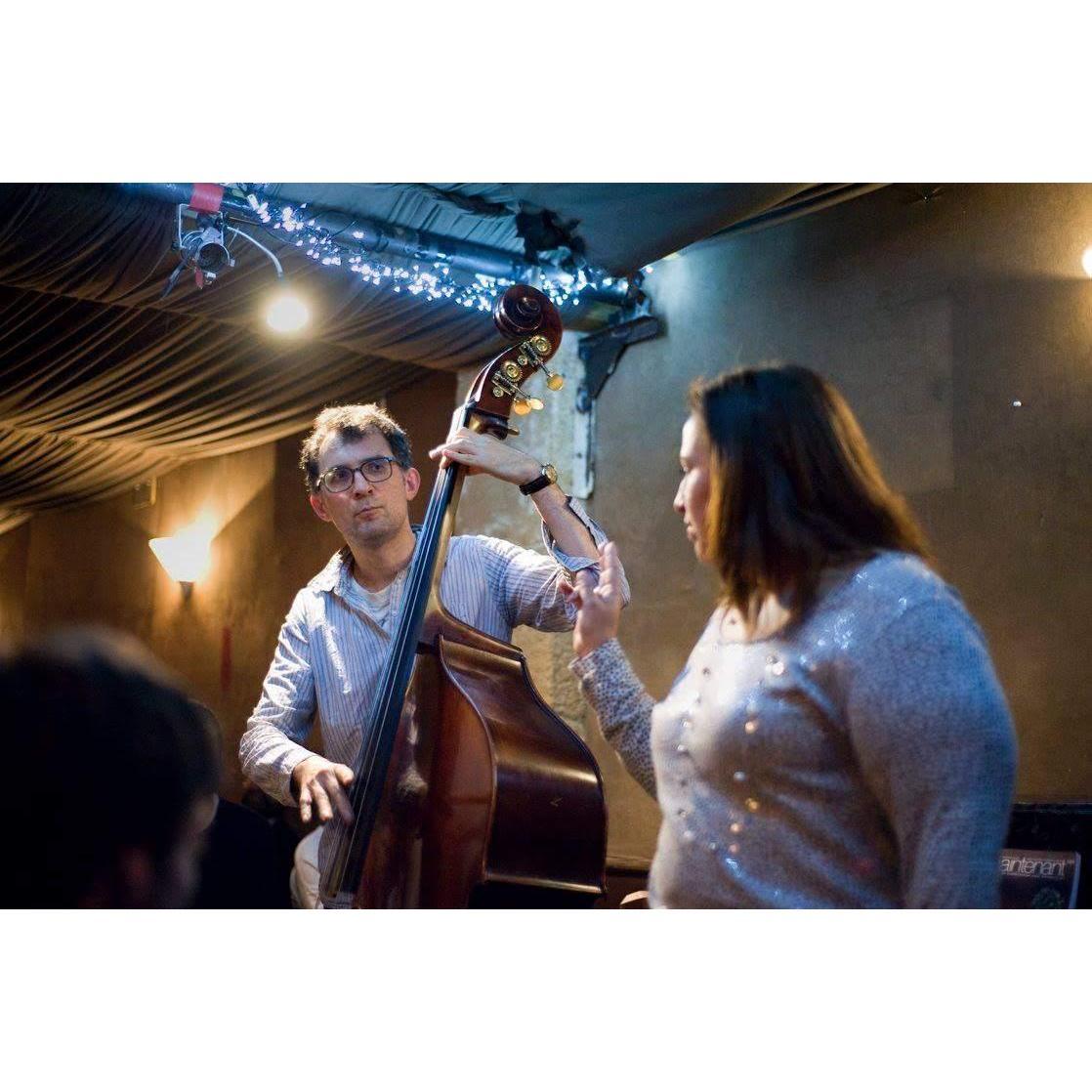 The first time we performed together at Spoken Word Paris. Miles Davis' "Kind of Blues" and my childhood stories - magical together. Winter 2017.