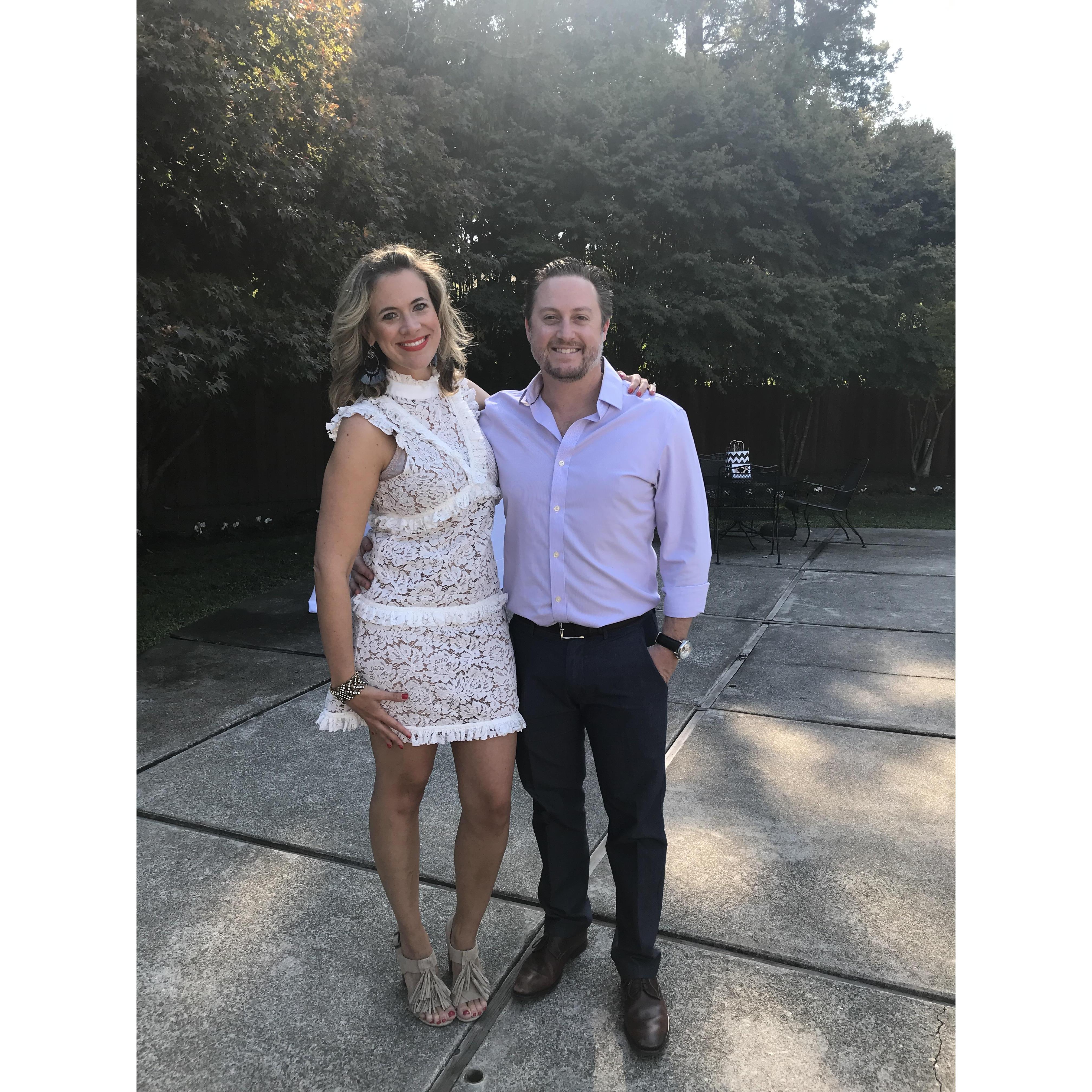 At our Engagement party