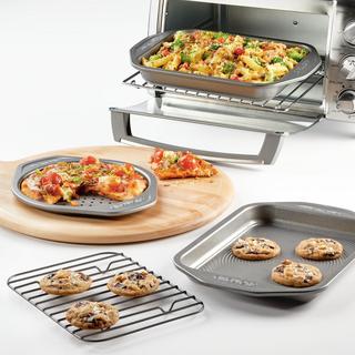 4-Piece Nonstick Toaster Oven & Personal Pizza Pan Baking Set