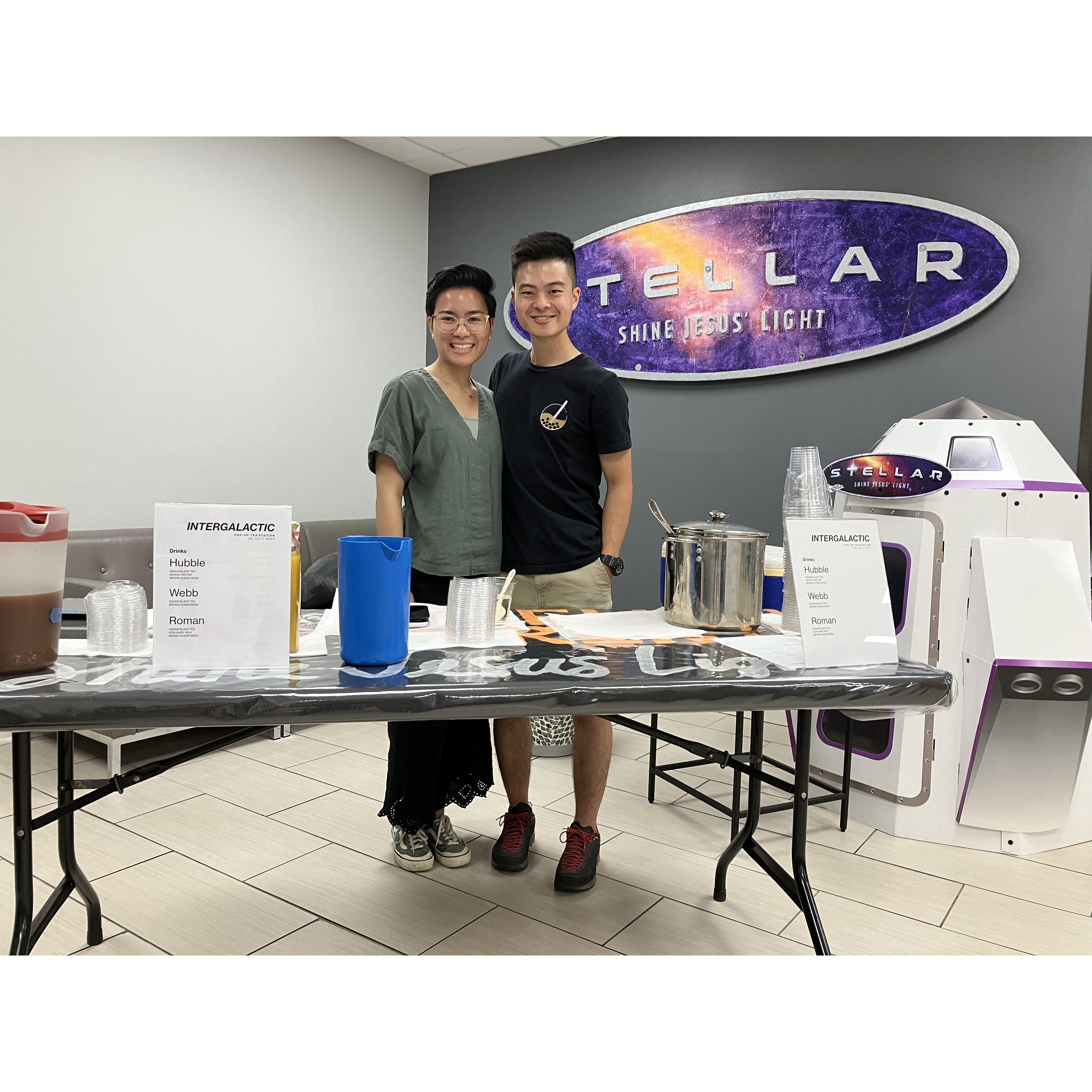 07/2023: Our 1st boba pop-up for Crossroads VBS!