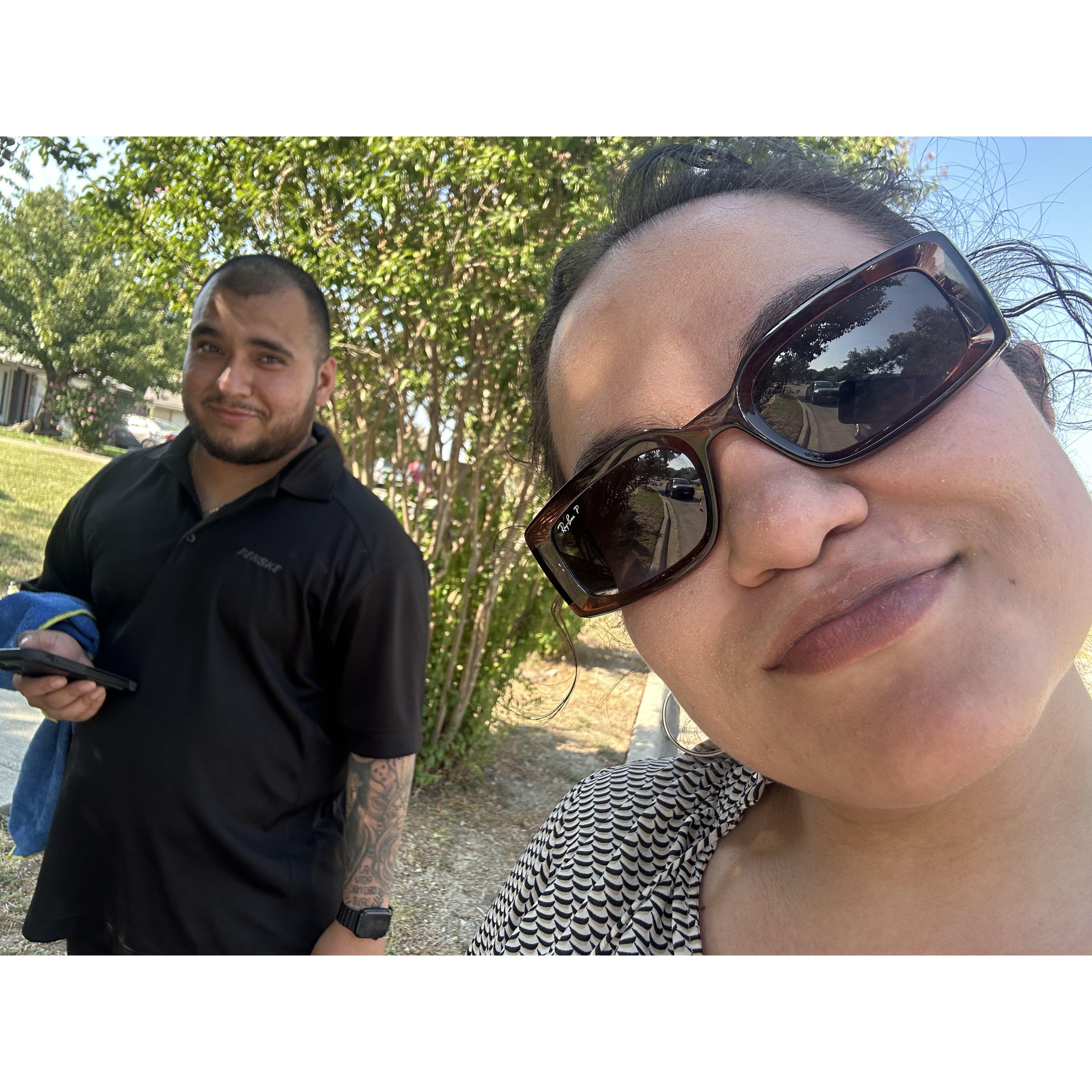 Uh, oh. Car problems