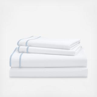 Spencer Border 4-Piece Sheet Set