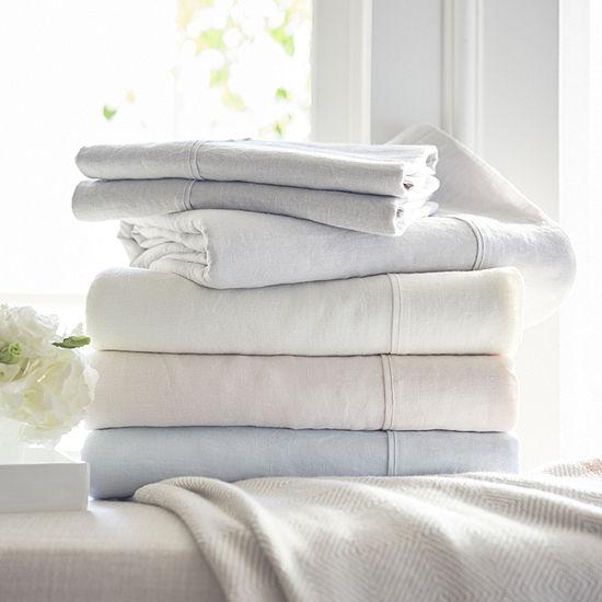 Linen Sheet Set - King Size / Silver Gray
