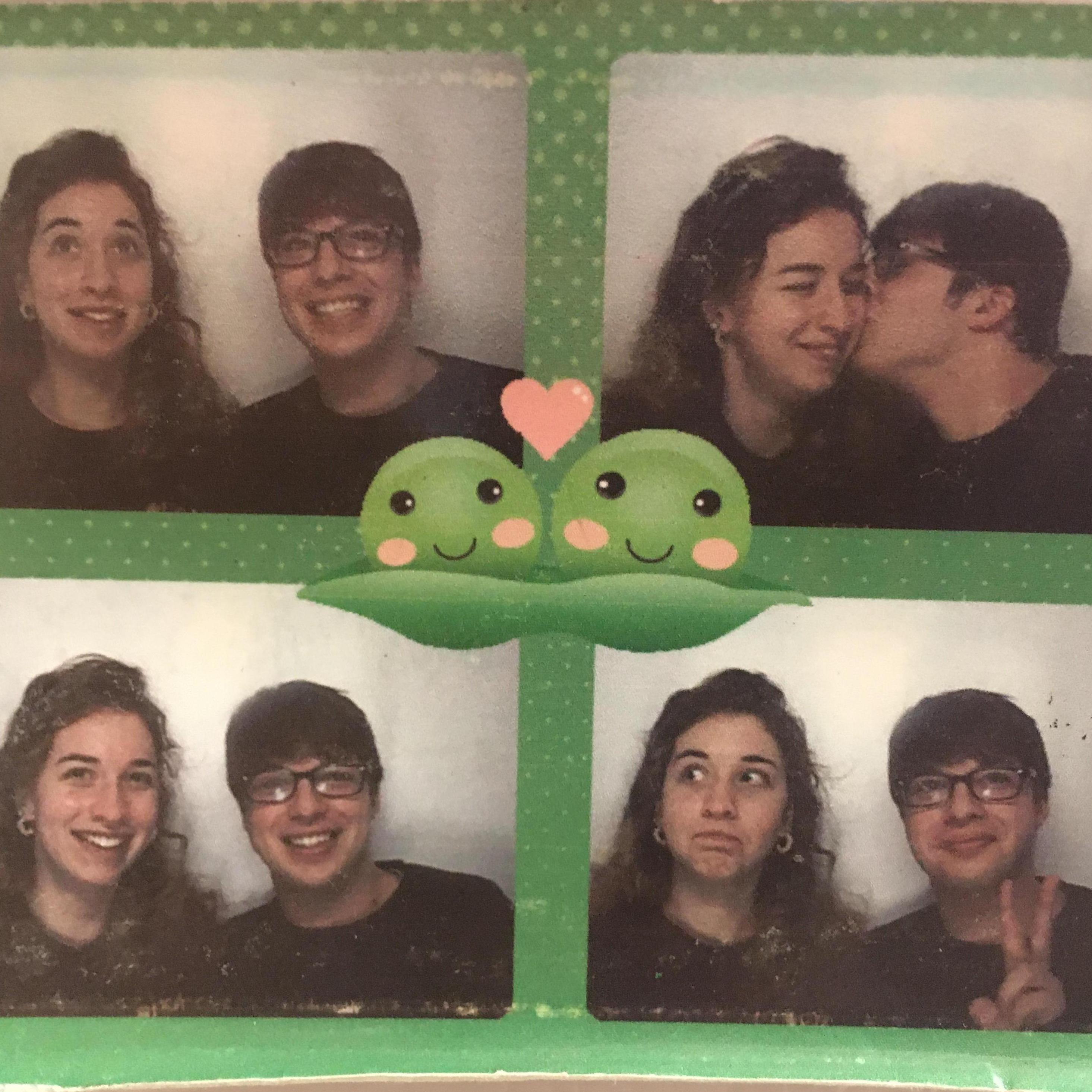 One of our first pictures together, 2016