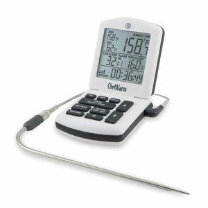 ChefAlarm® Cooking Alarm Thermometer and Timer - White