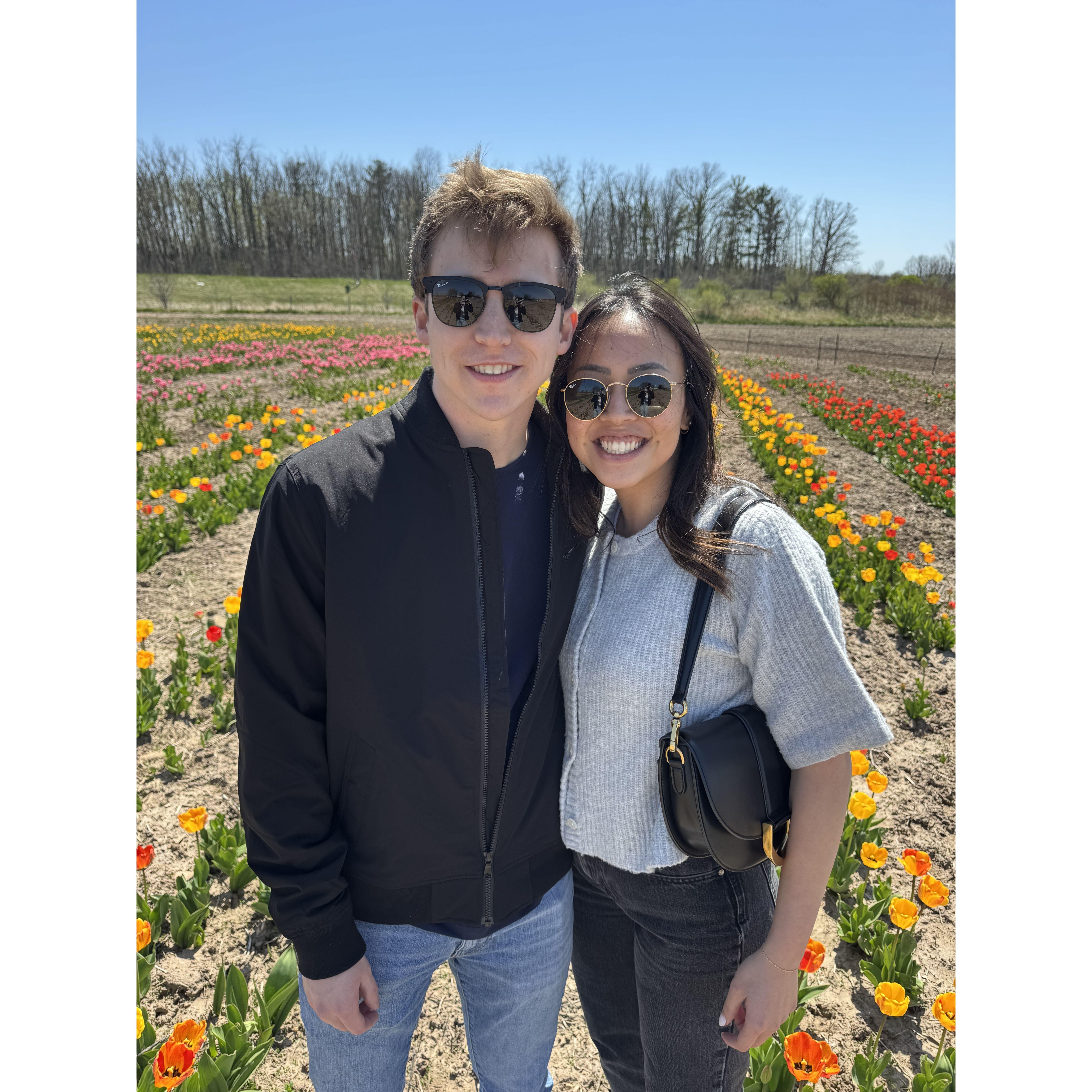 Sunny spring day in Kohler