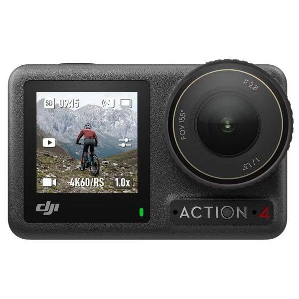 DJI Osmo Action 4 Standard Combo, Waterproof Action Camera with 1/1.3" Sensor, 4K/120fps Video, Stunning Low-Light Imaging, 10-bit & D-Log M Color Performance, Long-Lasting 160 Mins, Vlogging Camera