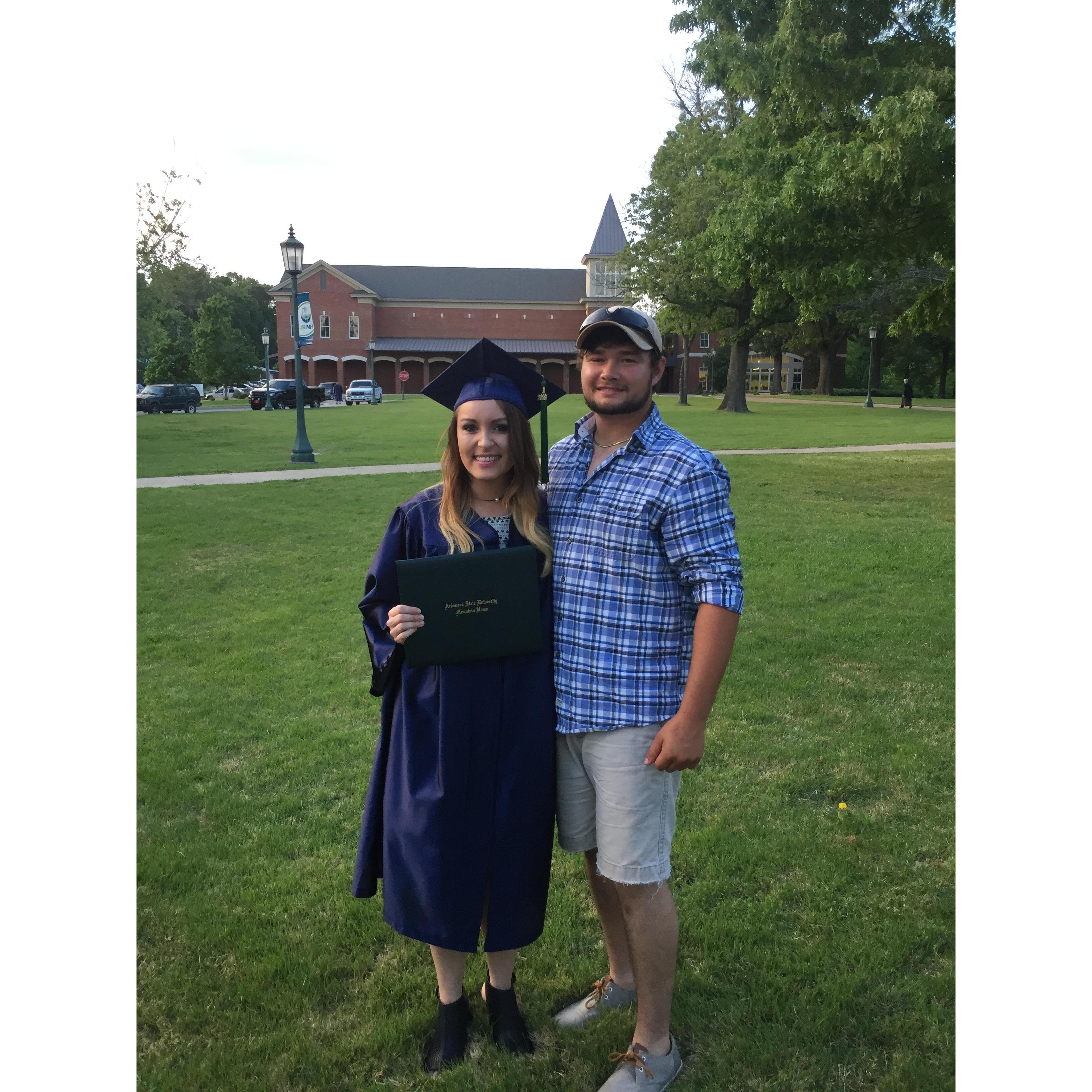 College graduation 2018.