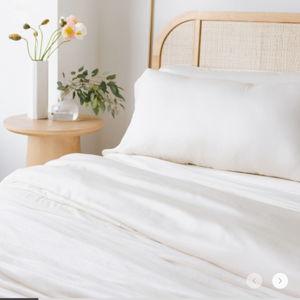 Bamboo Bedding Core Bundle- King Bed, Color: Creme