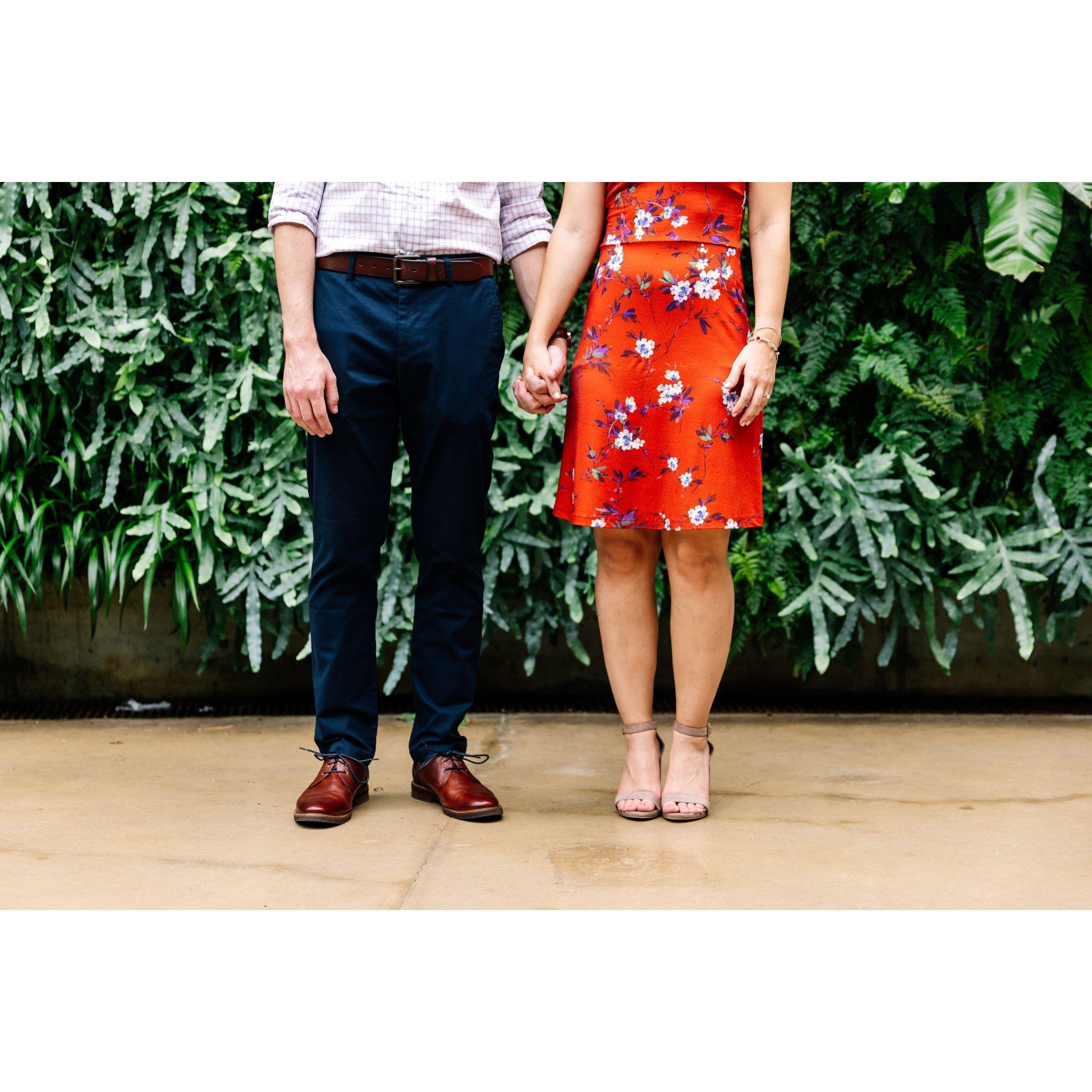 Engagement Session at Longwood Gardens, Aug 2021
