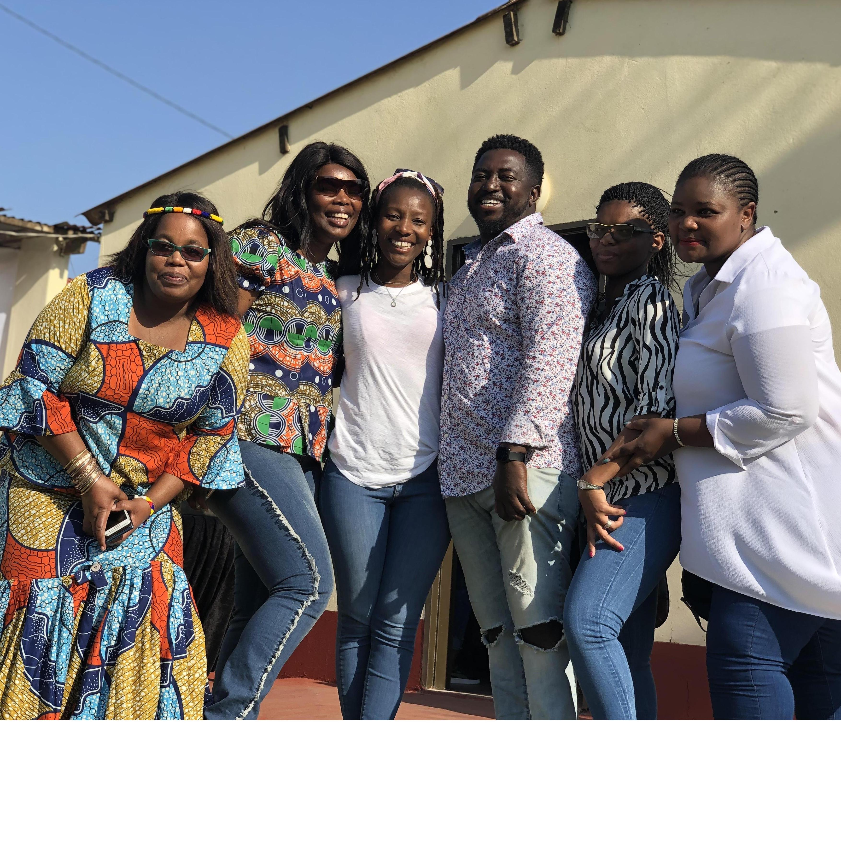 July 2019: John's welcome party in South Africa.