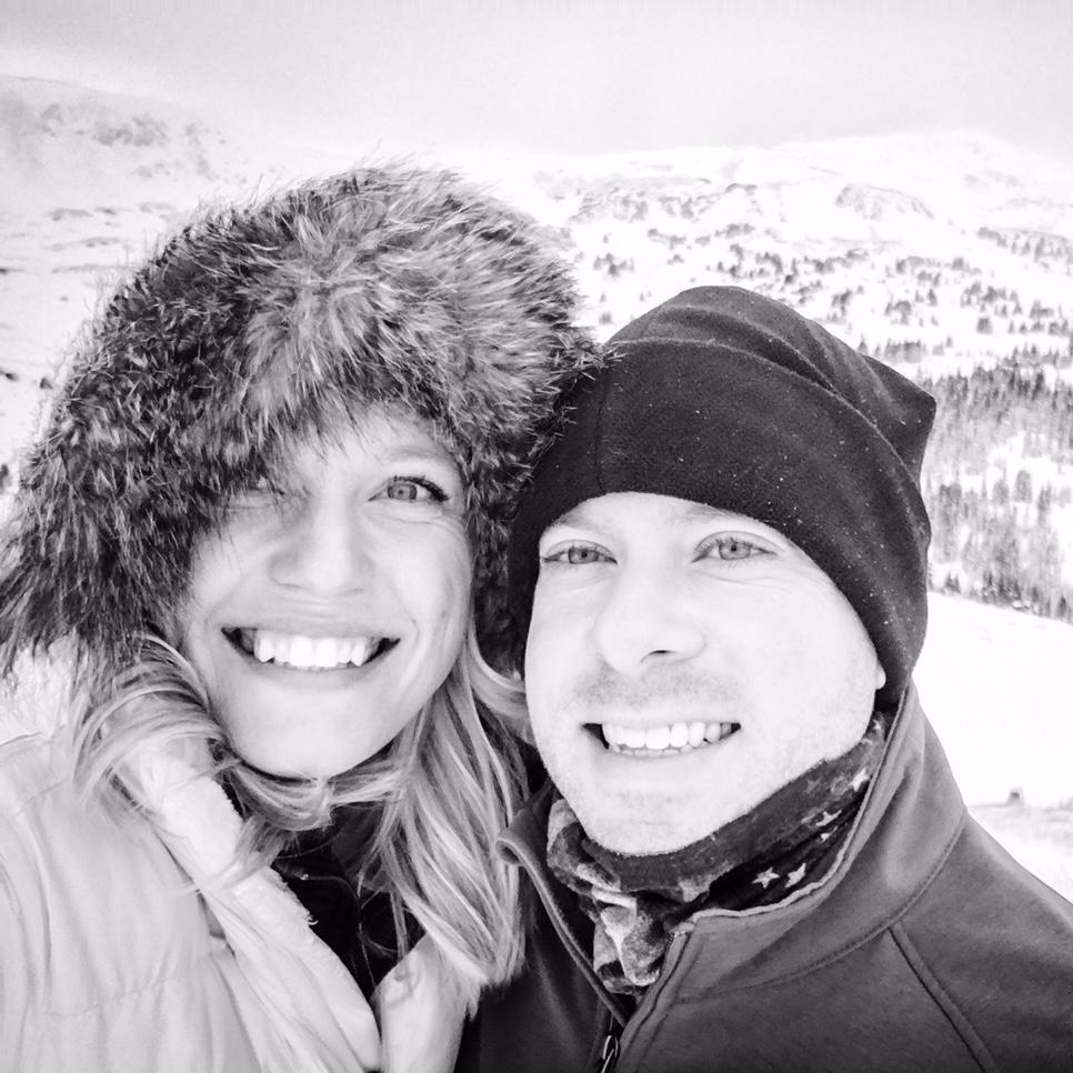 At the top of Loveland Pass in in our favorite vacation state, Colorado