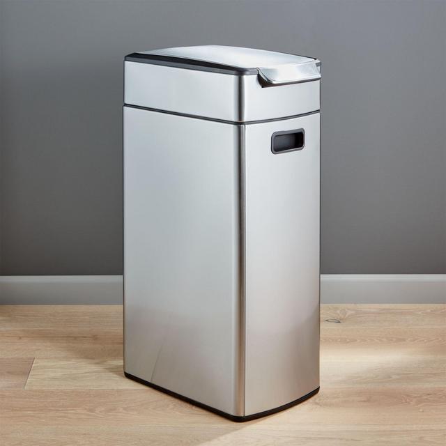 simplehuman 40-Liter/10.5-Gallon Slim Touch-Bar Trash Can +