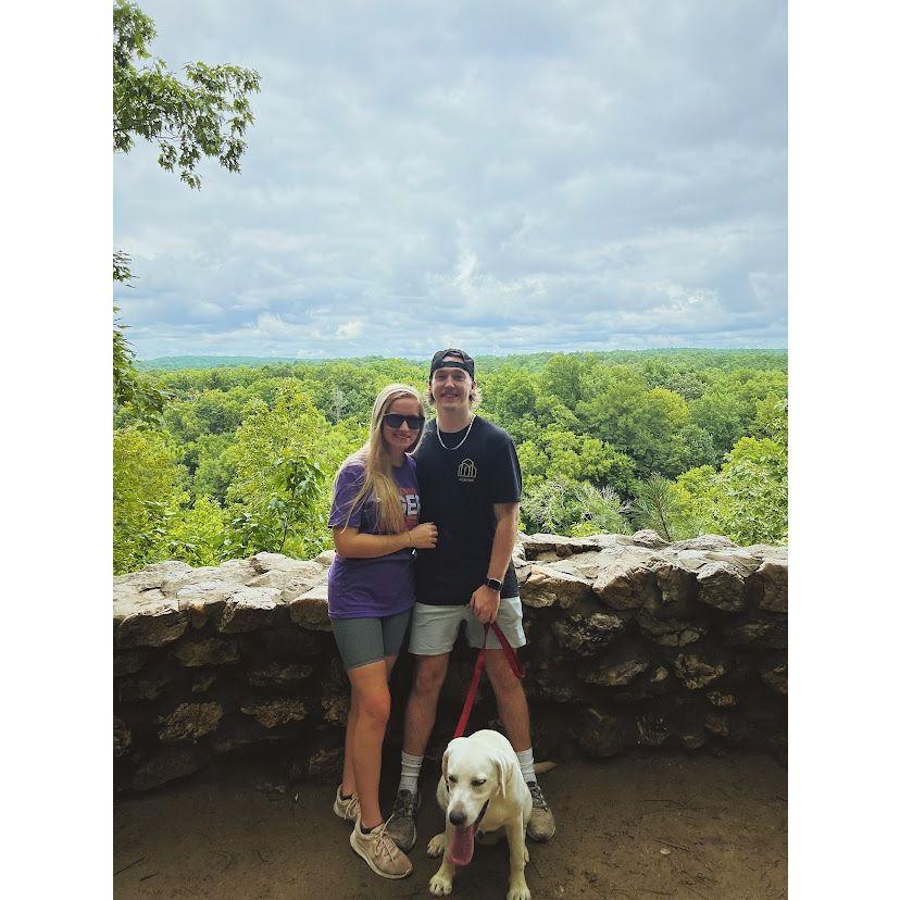 8/20/22- Hannah and Landon take a double-date hike with their friends from church at Raven Rock State Park.