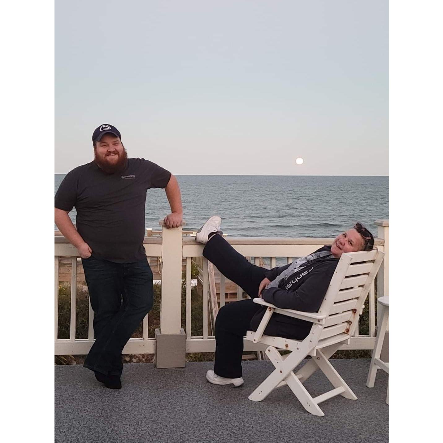 Sam and susie ( his mom) in their favorite place