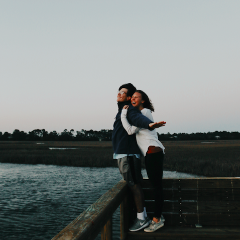 Our titanic moment... and second spring break trip together!