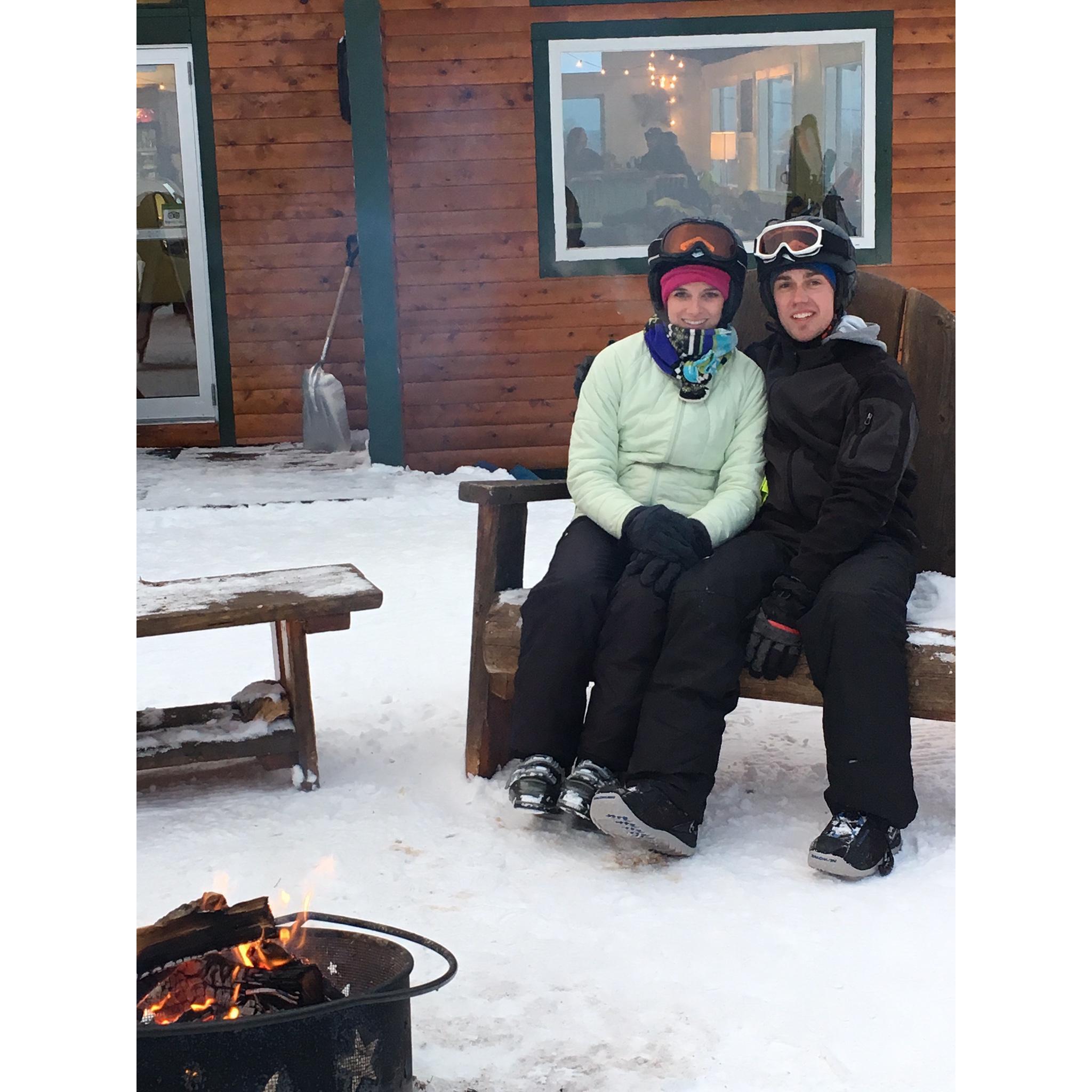 Skiing in Maine