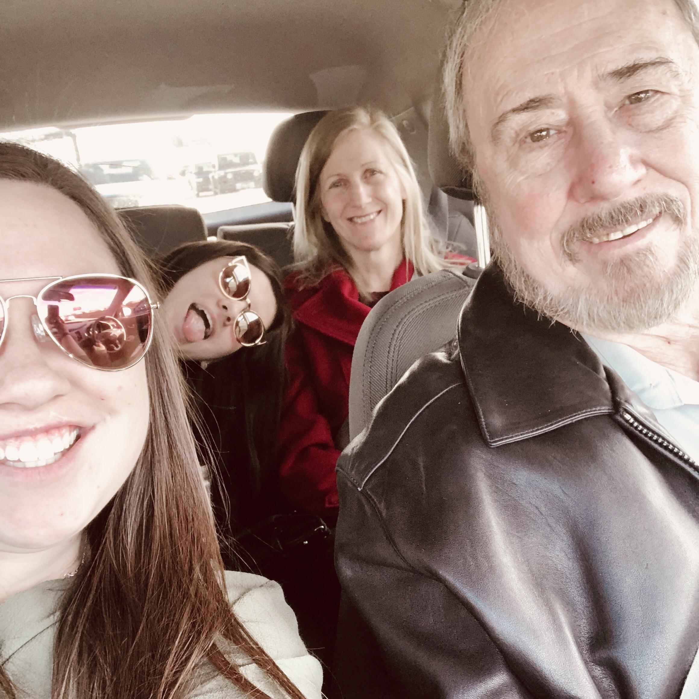 On a road trip with Jenny, Michelle, Robin, and Tom there was never a dull moment!