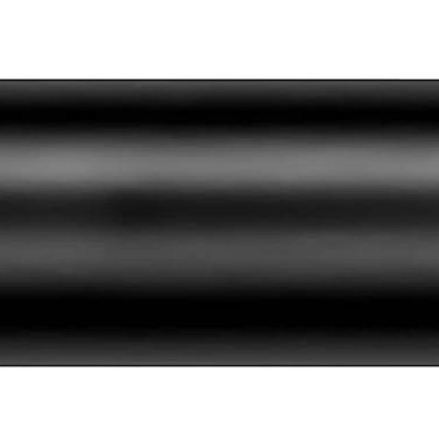 Zeerobee Curtain Rods for Windows 32 to 72, 1 Inch Black Curtain Rod Set, Heavy Duty Drapery Rods with Adjustable Curtain Rods, Outdoor Modern Curtain Rod with Simple End Caps, 32"-72"
