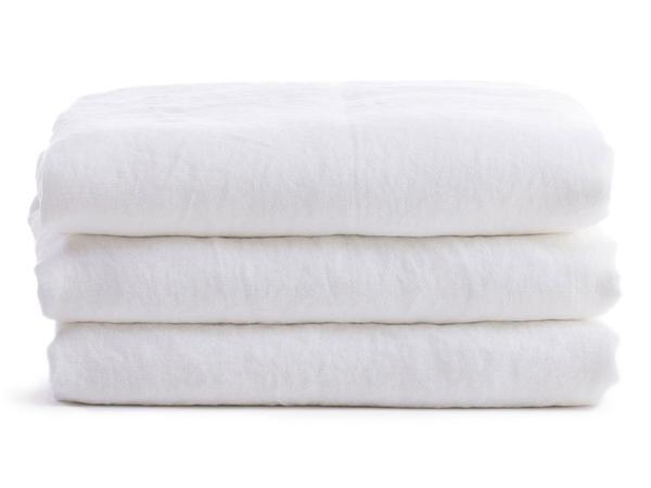 Fog - King Linen Top Sheet