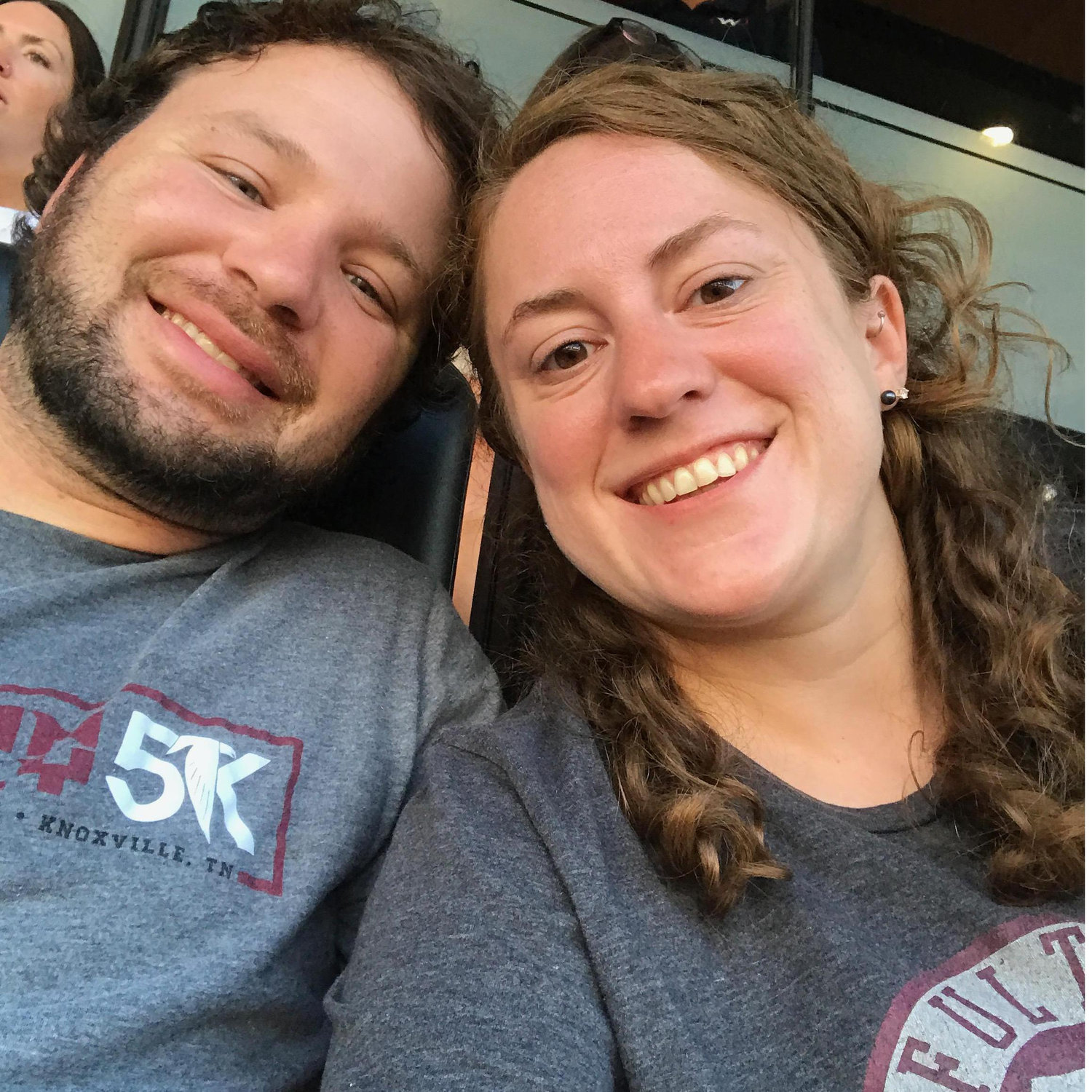 Cheering on our Fulton Falcons!