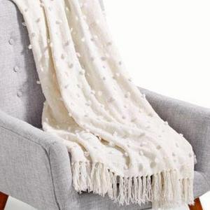 Lacourte - Alpine 50 x 60 Tufted Chenille Throw, Created for Macy's