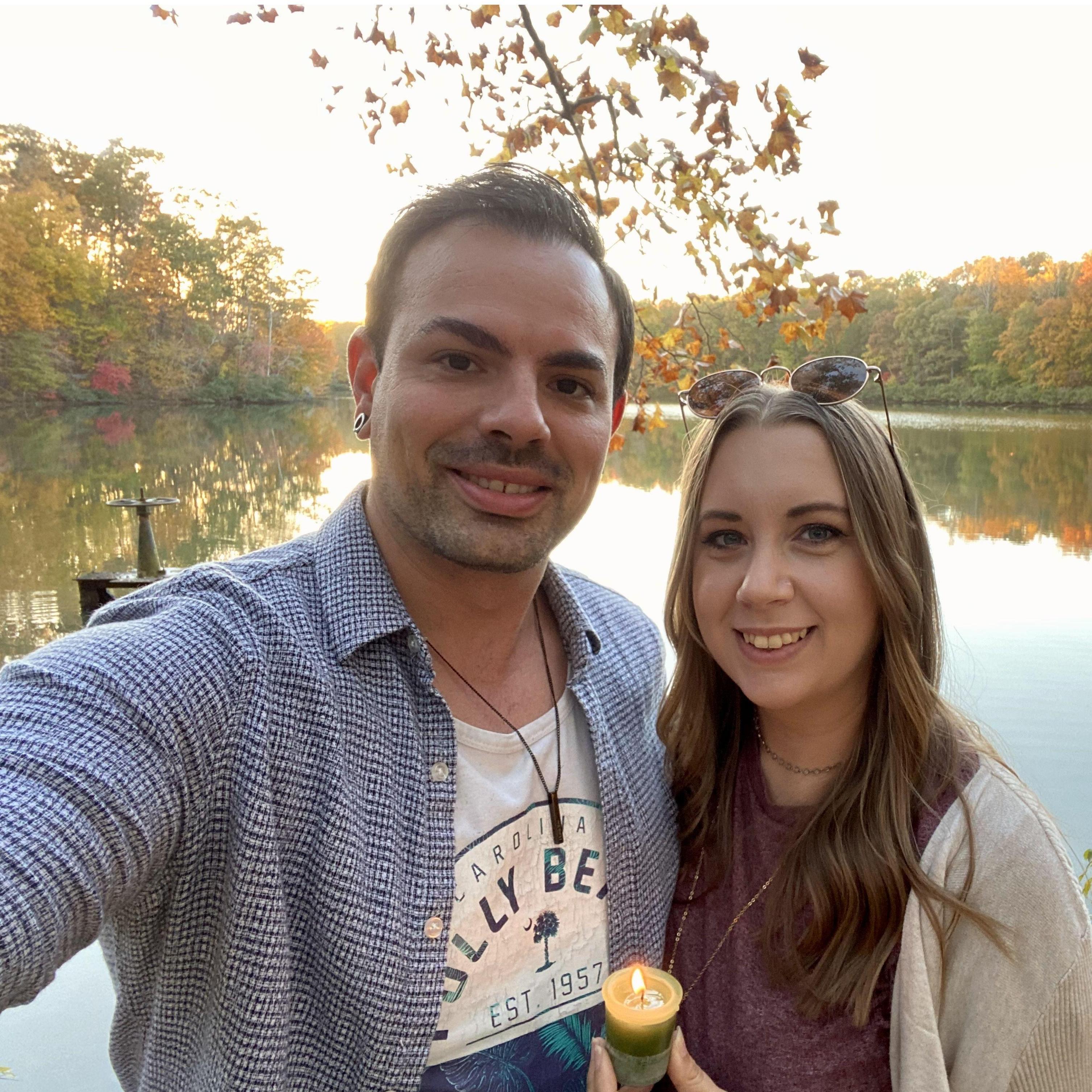 Fall! Our favorite time of the year. This was one of our "adventure challenge" dates!