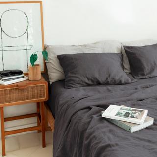 Stonewashed French Linen 4-Piece Sheet Set