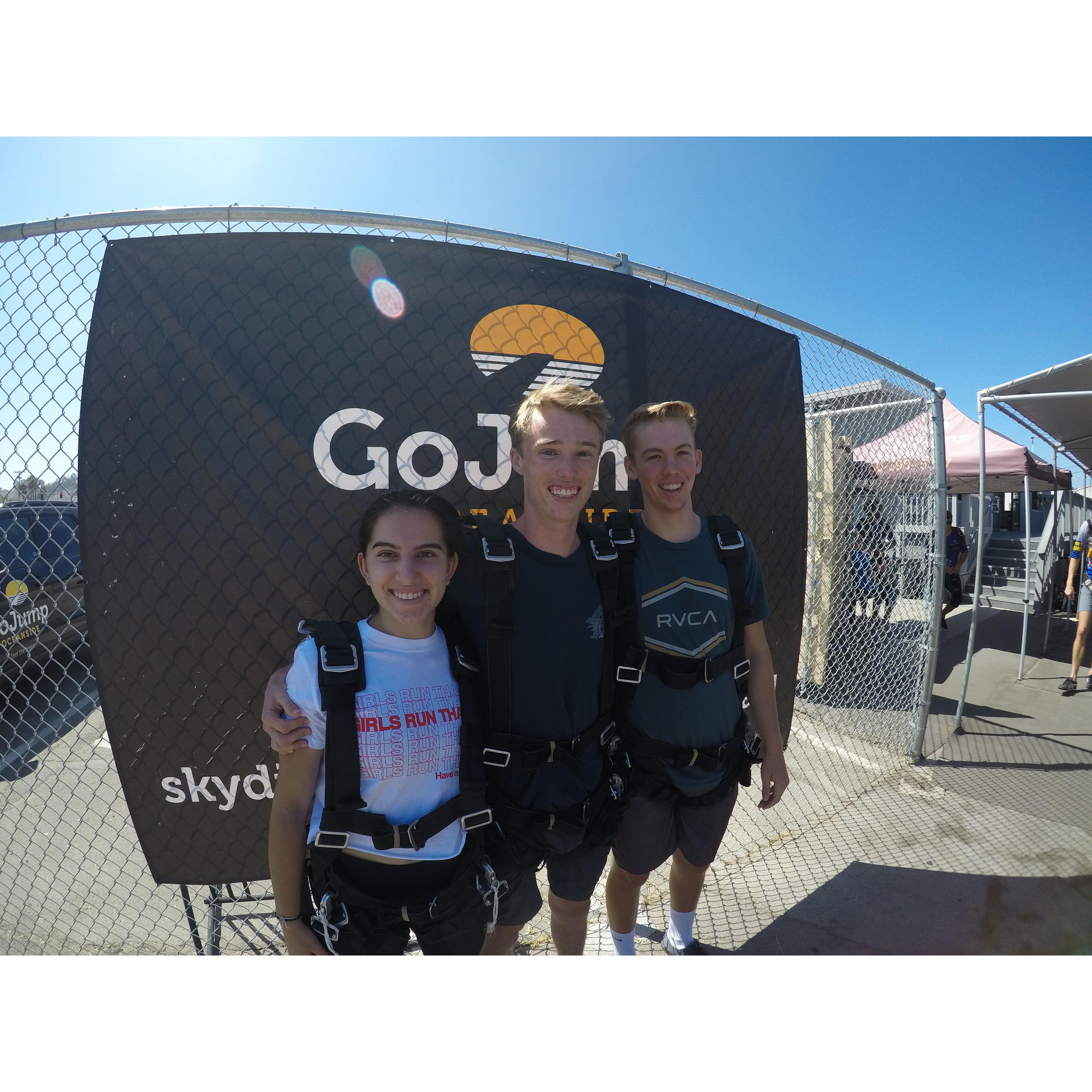Skydiving (18th Birthday)