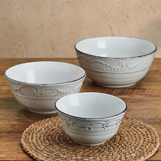 Trellis 3-Piece Serving Bowl Set