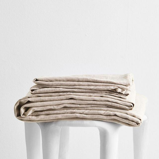 Oatmeal 100% Flax Linen Sheet Set
