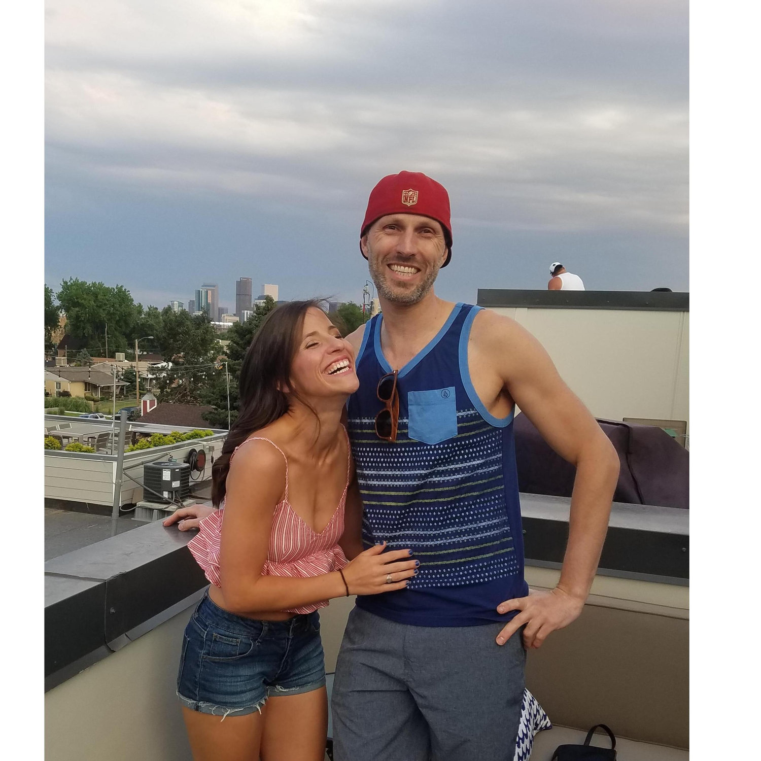 Celebrating American Independence in July 2018.