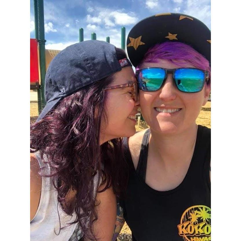 What stage of quarantine madness is 'dying your hair purple'? Because we both hit that mark pretty early on.
