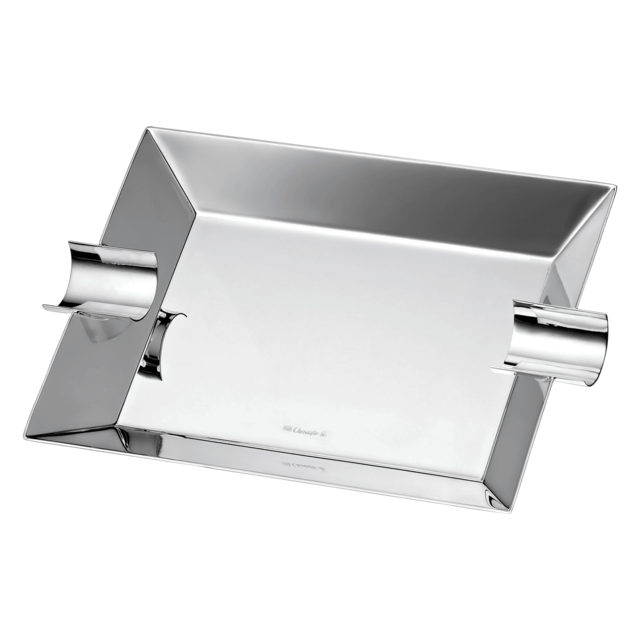 CHRISTOFLE Silver-Plated Uni Ashtray, Large