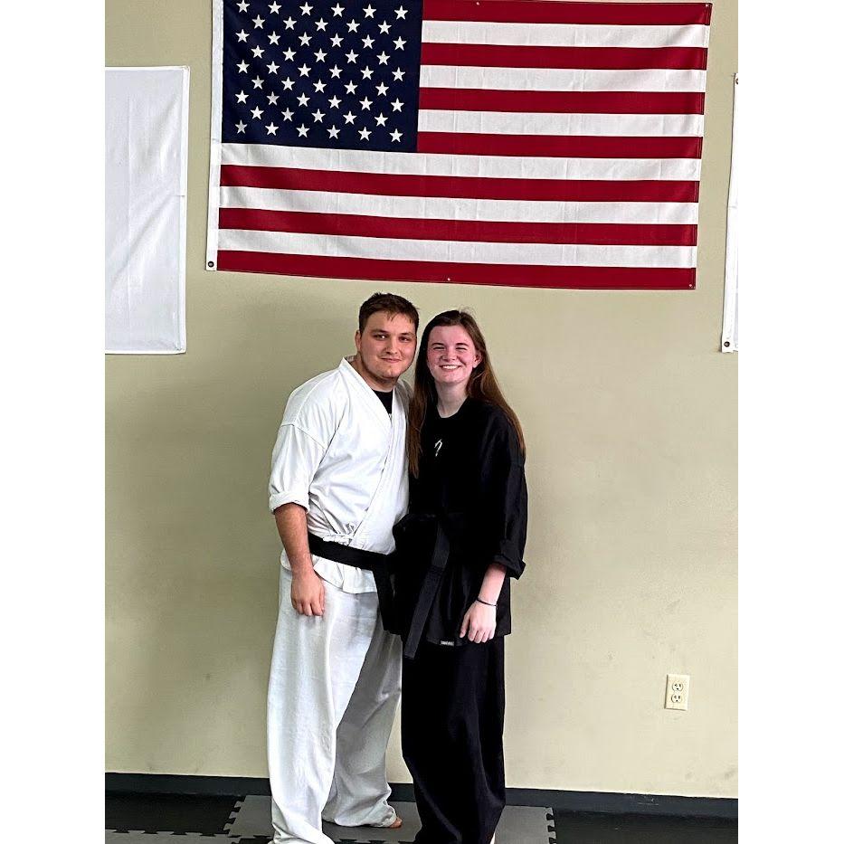 The place where we met, our karate class at Twin City Martial Arts.