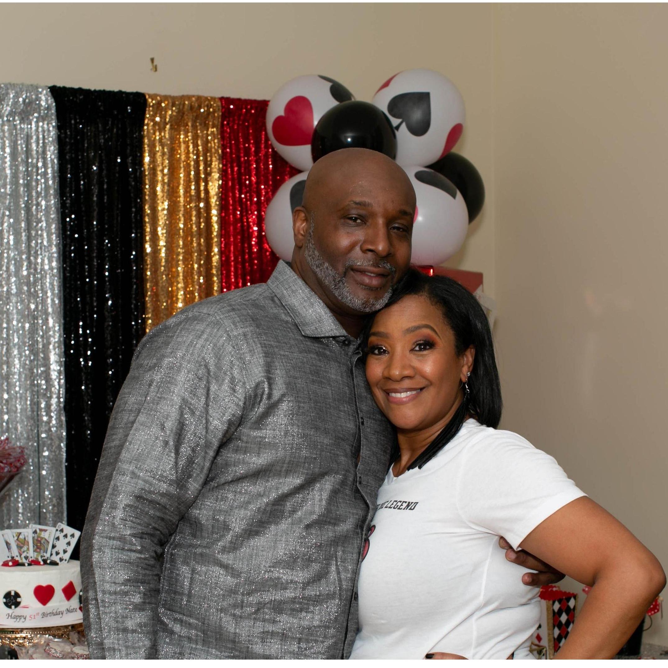 He said he had never had a birthday party so I said say less!  His 51st birthday party was a full house!