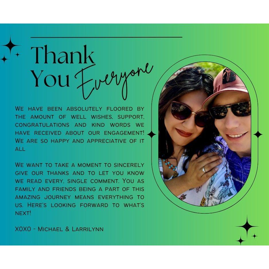 Our engagement kinda' broke the internet. #sorrynotsorry