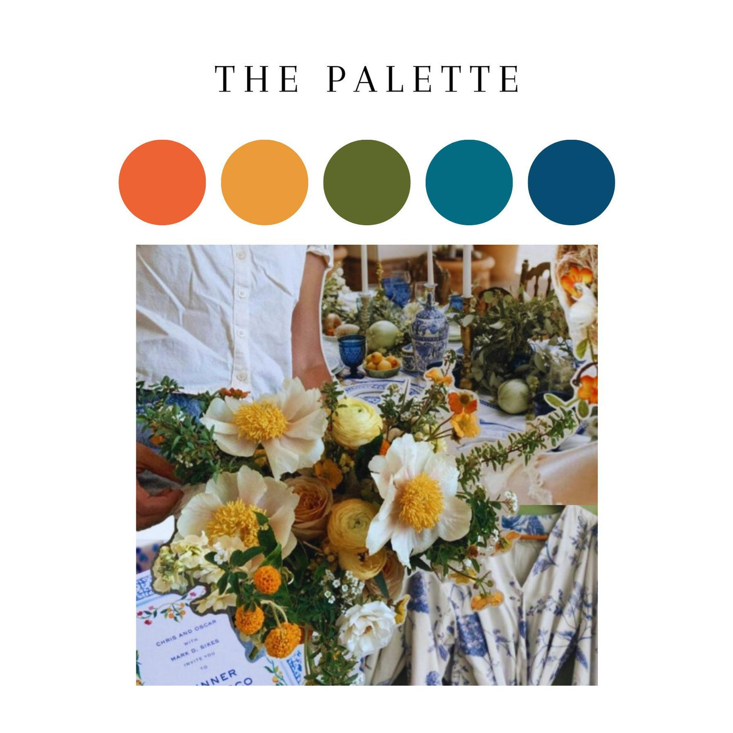 The color palette we will be using