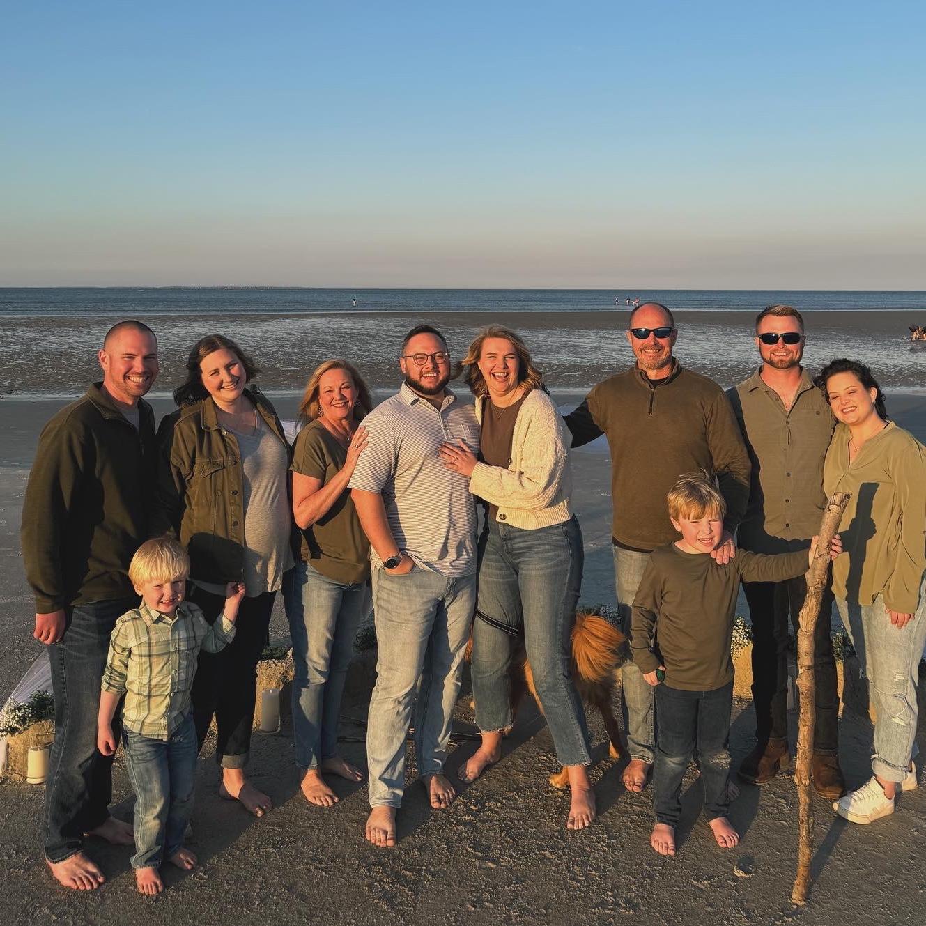 We got engaged at Harbor Island, SC