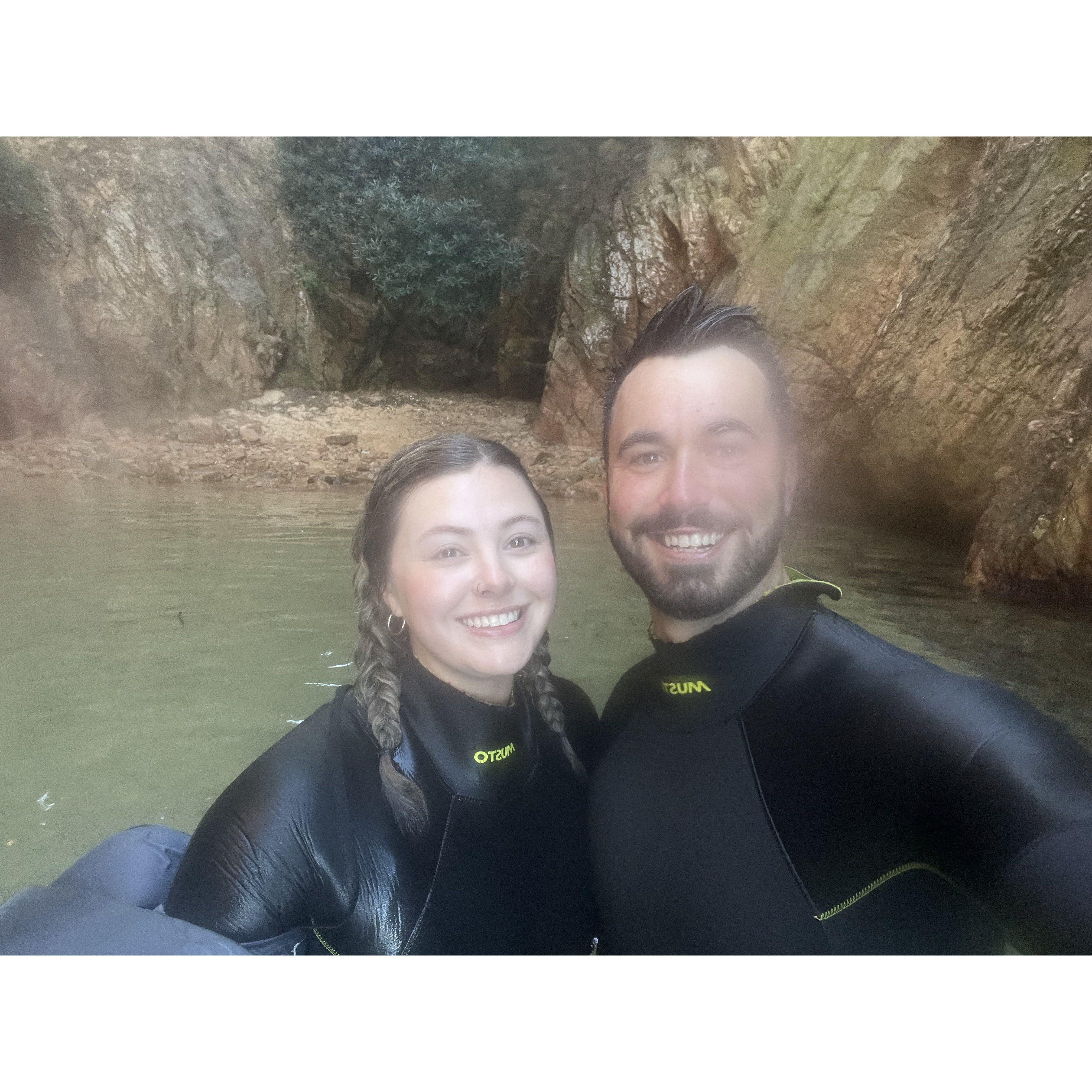 We did a kayaking tour in Barcelona as well