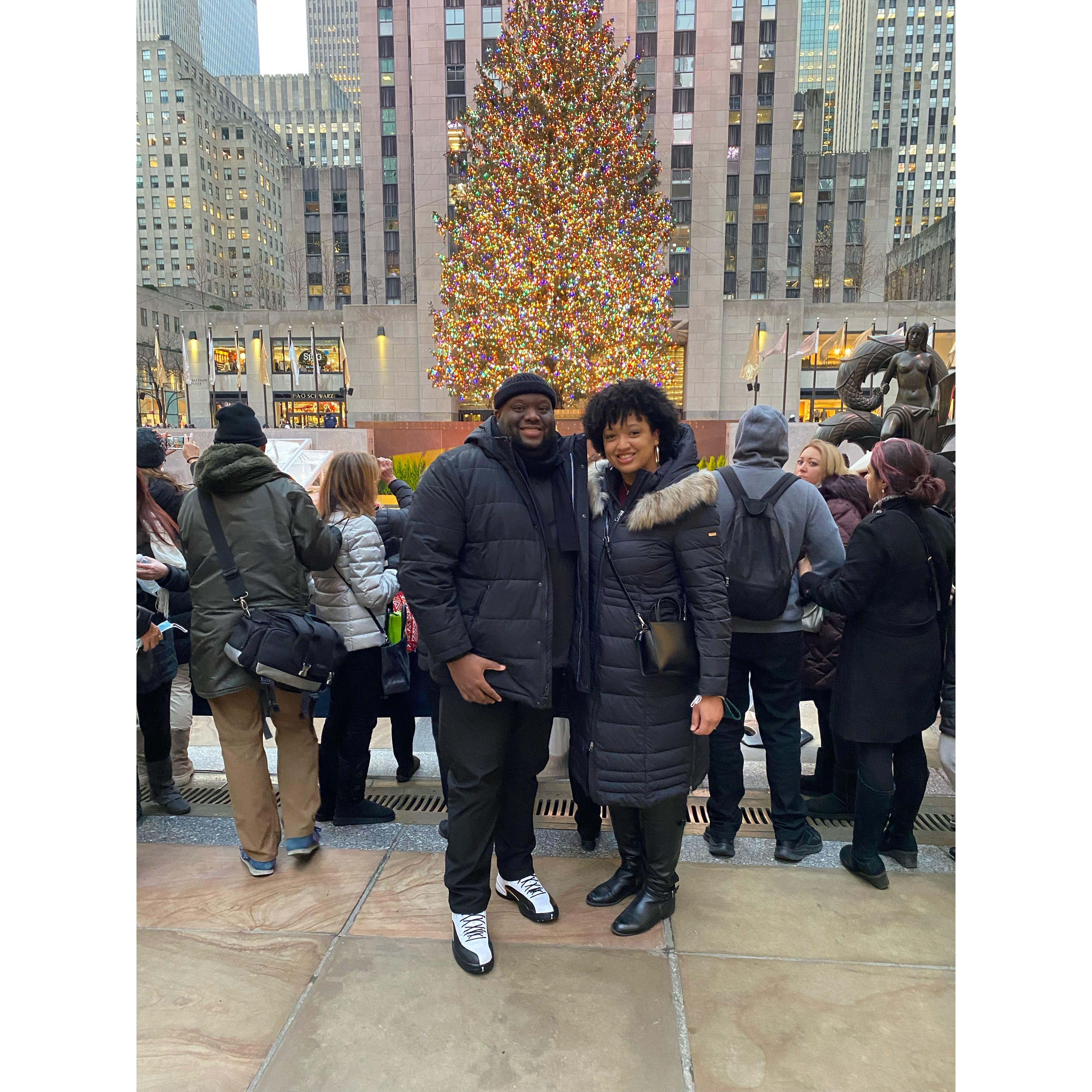 2021 - David & Brianna's First Christmas in NYC
